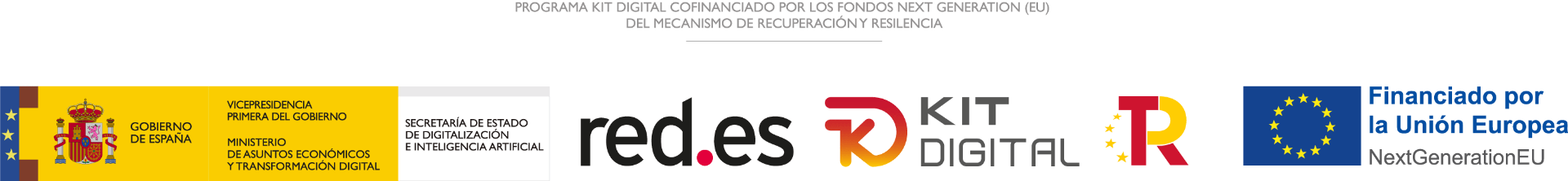 Programa Kit Digital cofinanciado por los fondos Next Generation (EU)